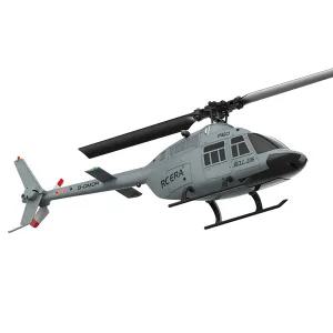 수집품 RC ERA A60 미니 벨-206 2.4G 4채널 6축 자이로 142 스케일 광학 흐름 위치 확인 고도 유지 플라이