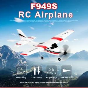 수집품 RC Wltoys F949S 2.4G 3Ch 비행기 고정 날개 야외 장난감 소년 자이로 스코프 장난감과 드론 RTF 디