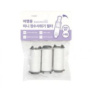 정수샤워기 아쿠아붐 미니 여행용 -R 4단용필터 (48Ld5)