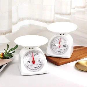 [콩심팥심]주방용 저울 아날로그 가정용 미니 제빵 눈금 2kg