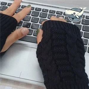 여름 손부를 위한 편안한 손가락 오픈 니트 핸드워머 암워머 손목토시 손토시 겨울팔토시