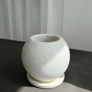 모던 시멘트 테라조 화분 12x17cm 미니 루나 볼 모던 시멘트 테라조 화분 12x17 미니 루나 볼 원예