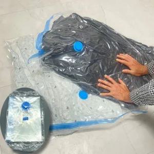 벨브형 진공 압축팩 이불 의류 투명 소형 40 X 60 cm 밸브 밸브형 의류 압축팩 의류용 이불 진공