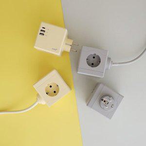[텐바이텐]번개표 큐브 멀티탭 USB C타입 고용량 3구 3포트 콘센트