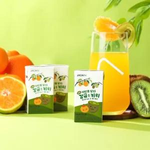 자담 제주 자연을담다 감귤 키위 주스 125ml 24개입
