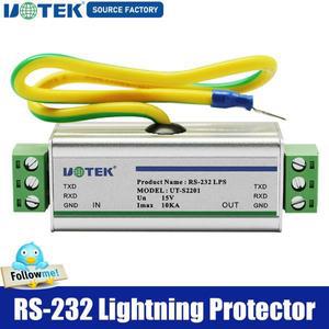 UOTEK 산업용 등급 RS-232 번개 절연체 피뢰기 RS232 절연 모듈 레벨 4 서지 보호기 Imax 10KA UT-S2201