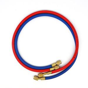 자동차 에어컨 충전 매니폴드 게이지 냉매 호스, R12, R22, R134A, 502 에 적합, 500-2500PSI, 1/4 인치 스