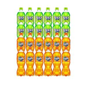 환타 오렌지 600ml 12개+환타 멜론 600ml 12개
