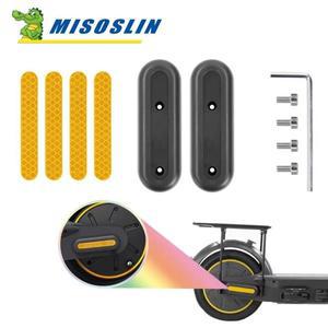 Ninebot Max G30 전동 스쿠터 뒷바퀴 허브 용 경고 커버 반사 스티커 나사 도구가있는 보호 쉘 케이스