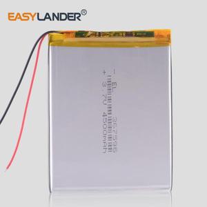 폴리머 리튬 이온 충전식 배터리 태블릿 PC 3.7V 4500mAh 7 인치 8 인치 9 인치 367596 M74CG Supra 태블릿