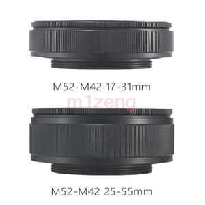 M52-m42 포커싱 헬리코호환이드 링 어댑터  카메라 렌즈용 매크로 익스텐션 튜브  17-31mm  25-55mm  35-90