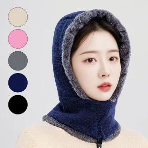 [콩심팥심]집업워머 예스키모 퍼니트워머 겨울 복면 후드넥워머