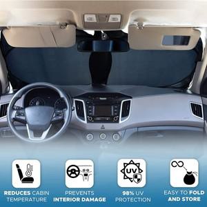 Mazda 2 DJ 2019-2024 자동차 앞 유리 차양 커버 창 바이저 인테리어 액세서리 UV 보호