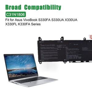 Damaite 11 55V 42Wh S330FN 호환 X330UN C31N1806 배터리 S330FA S13 ASUS X330FA VivoBook S330UA 노트북 X330FL X330UA