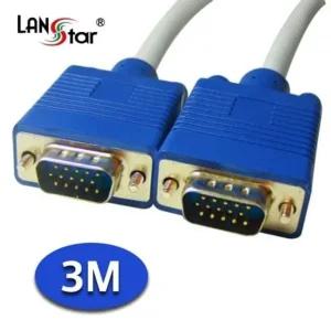 고품질 보급형 RGB 15핀 숫-숫 모니터 케이블 3M (W55B778)