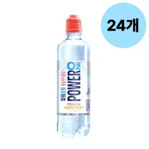 농심 파워오투 복숭아 자몽 스포츠 음료 500ml 24개