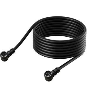 미니 DIN 5Pin  컴퓨터 S-비디오 터미널 케이블 5 코어 팔꿈치 AV 오디오 연결 0.5m-3mm