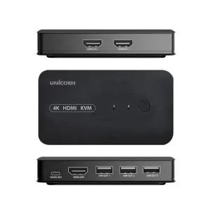 고품질 HDMI 모니터 영상 분배기 케이블 포함 전송 장치 (WFJUSOM)