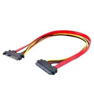고품질 SATA 데이터 전원 콤보 연장케이블 50cm T-SATAC-MF05 (W97DABC)