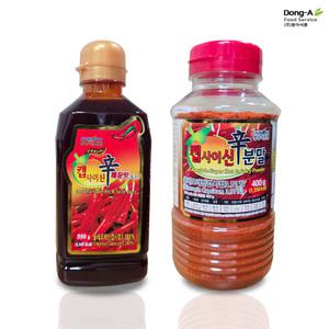청우 캡사이신매운맛소스 550g/캡사이신분말 400g