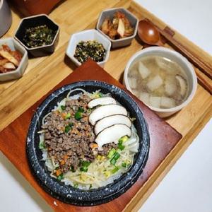 금산돌그릇 장수곱돌 돌솥+사각받침  (집게 필요시 추가상품에서 선택)