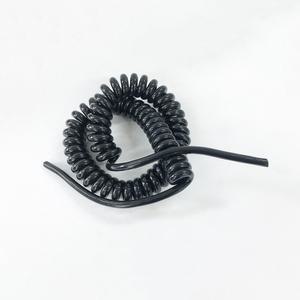 스프링코드 VCTF 0.5SQ x 2C 흑색 5m (말린길이 70cm)