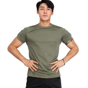 밀리터리 택티컬 티셔츠 카키 반팔티 군인 군용티