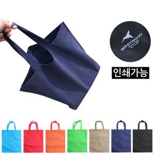 인쇄가능 세로형 부직포가방 34x38cm 홍보용 판촉용 단체선물 쇼핑백 보조가방 휴대용 신발주머니