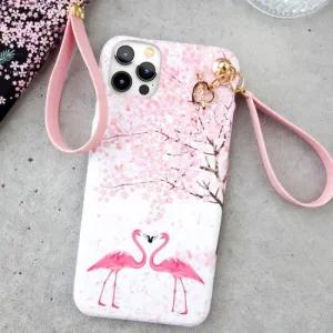 키스맥 프리미엄 벚꽃비 키링케이스 아이폰XS MAX)