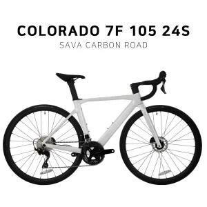COLORADO 7F 105 풀셋 24단 카본로드자전거 유압디스크 시마노7120 100%완조립