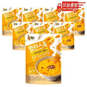 오늘출발 샘표 밸런스죽 통팥 늙은호박죽 420g 8개