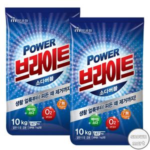 무궁화 세제 브라이트 분말세제 10kg × 4개