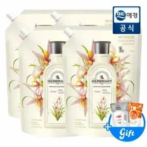 허브마리1848 프리미엄 섬유유연제 오키드힐 1.6L x 4개 + GIFT  지급