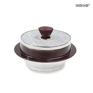 [기타]키친아트 IH 인덕션가능 자연석 곱돌솥 4호 돌솥 돌솥냄비