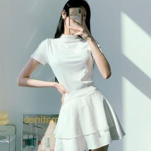 [VY] 여자 여름반목티 반팔 티셔츠_WT31428