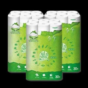 250억판매돌파 기획특가 트루마리 순수휴지 30미터 90롤