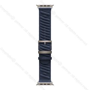 New Apple Watch Hermes 49mm En Mer Band (Bleu Nuit)