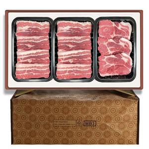 한돈선물세트 명절선물세트 삼겹살세트 삼겹살,삼겹살,목살 각500g 한돈세트 돼지고기선물세트 무항생제한