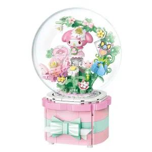 [보리보리/오로라월드]산리오캐릭터즈 마이멜로디 스위트플라워 오르골 뮤직박스