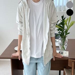 여자 투웨이 집업 후드 자켓 무지 트레이닝복 데일리