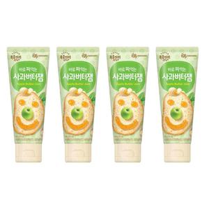 복음자리 사과버터잼 과일 쨈 식빵 토스트 100g 4개