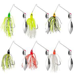 씨샤크 배스 스피너, 낚시를 위한 낚시 스피너 미끼 6Pcs /Lot