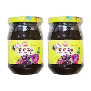 오뚜기 포도쨈 300g 2개 잼 토스트 식빵