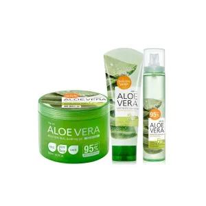 알로에 수딩젤 500ml+미스트 125ml+클렌징폼 150ml 과일나라