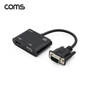 [셀러허브 패션][JHQRMB65_4B]VGA 컨버터 to HDMI 화면복제(미러링)출력