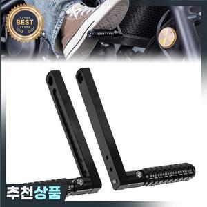 회전식 접이식 CNC 모토 풋페그 Honda Rebel 300 용 발판 22-32mm 클램프 오토바이