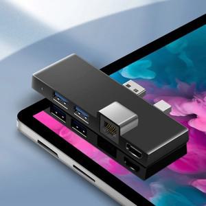 6in 1 Docking Station Hub TF Card Reader Drive Tool Duplicator for Microsoft Surface Pro 5 4 3