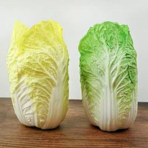 배추 모형 대형 레드 디스플레이 김치 야채모형 녹색 통배추 초대형 인테리어