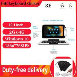 10.1인치 3E Windows 10 태블릿 PC 키보드 도킹(8400MAH 배터리 포함) 2GB+64GB 쿼드 코어 1366*768 IPS 방