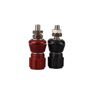 1PAIR 터미널 레드 용접기 블록 구리 장치 5MM 커넥터 블랙 공급 인버터 2PCS JS107 전원